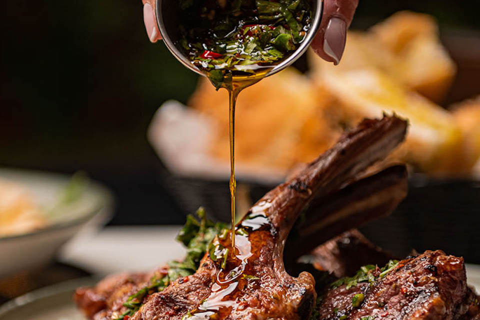 Turkish Steak with chimichurri