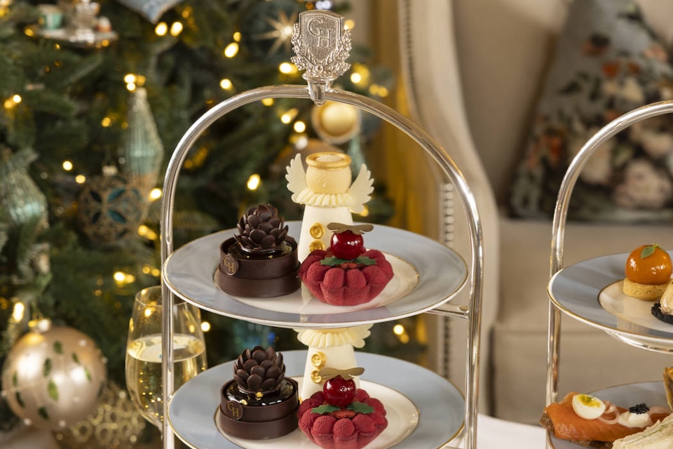 Grantley Hall festive afternoon tea 2025