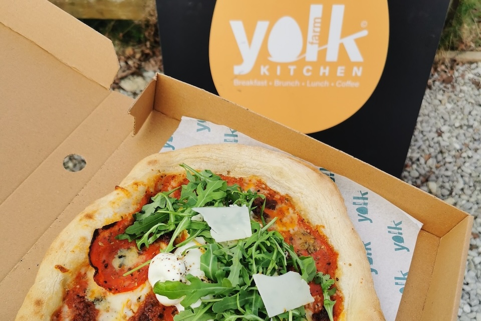 Yolk kitchen pizza