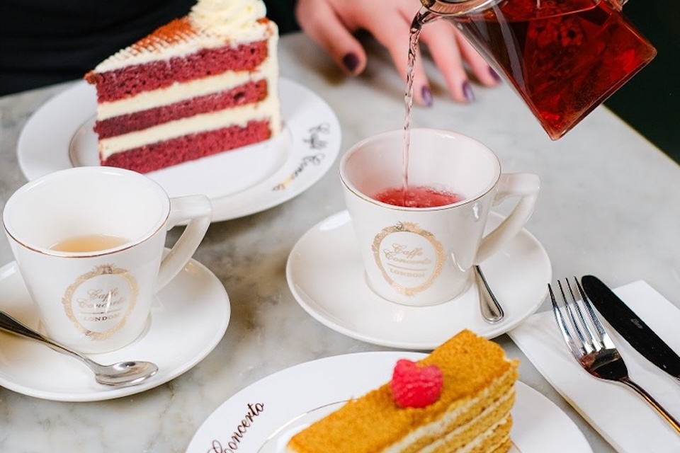 tea and cake caffe concerto