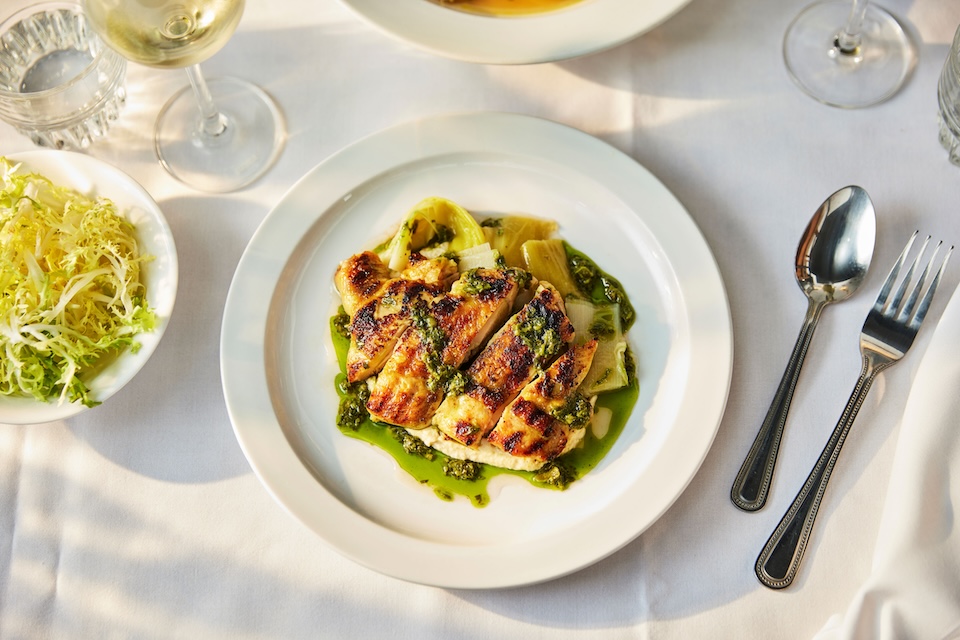 Swine Bistro Leeds chicken garlic