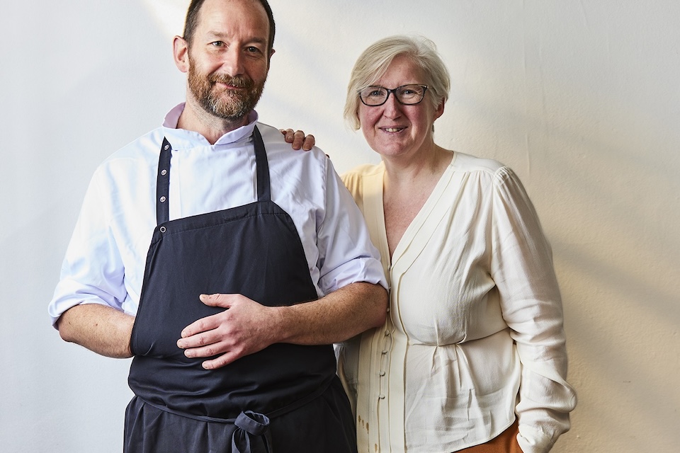 Stu and Jo Myers at the Swine Bistro