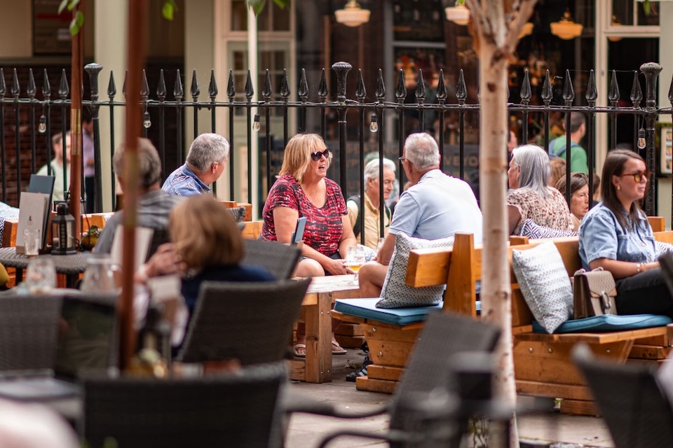 Judges Lodging beer garden