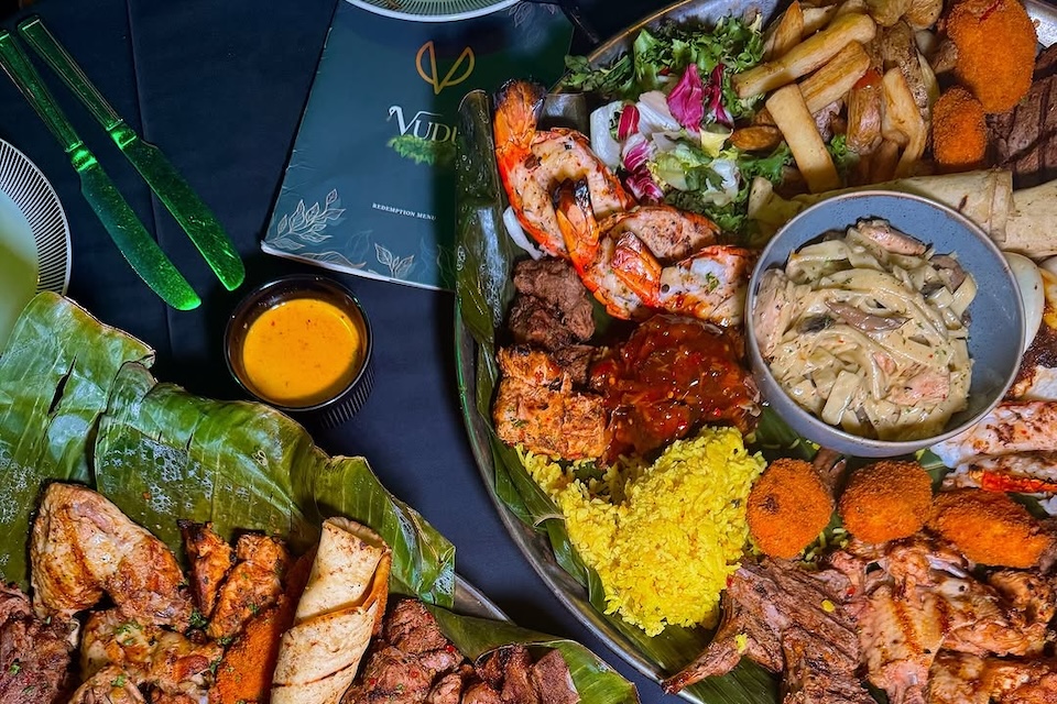 Vudu Huddersfield main dishes halal restaurants