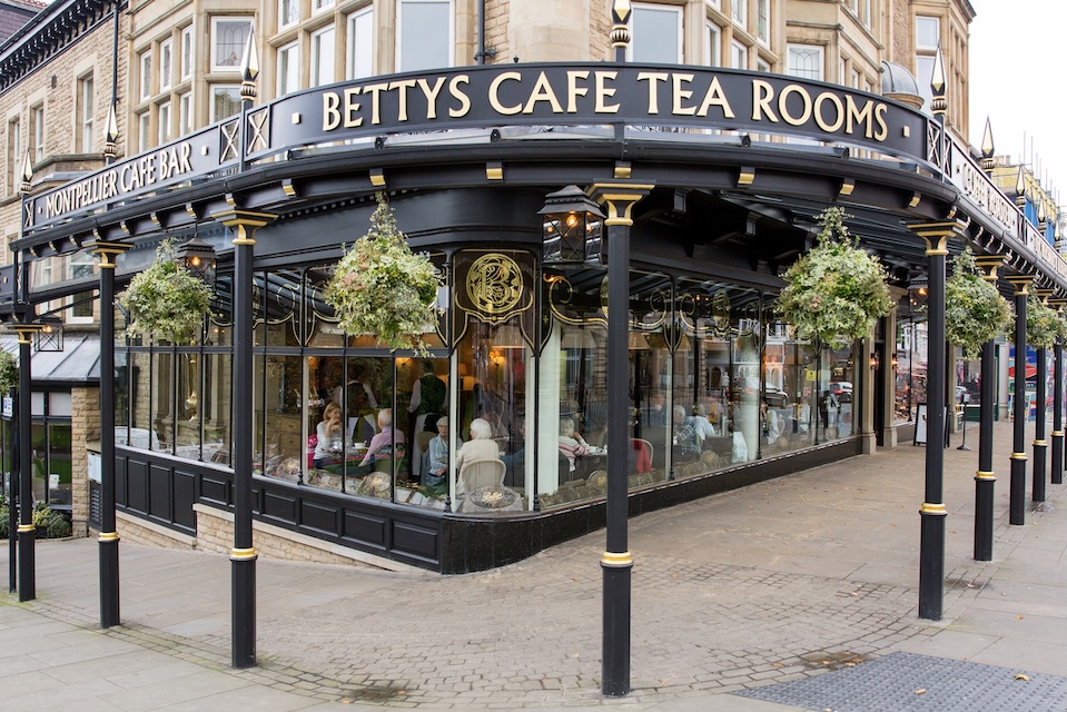 Bettys Harrogate exterior shot