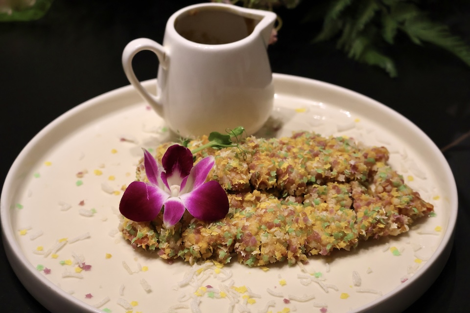 Rainbow chicken fillet Blue Pavilion Father's Day set menu