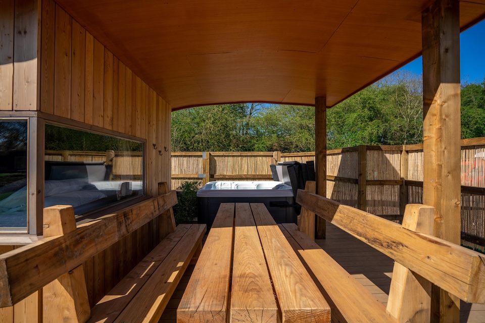 Baxby Manor glamping pods Yorkshire