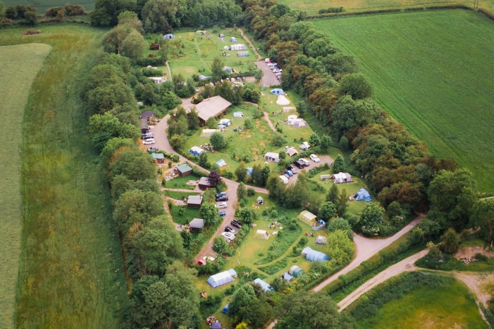 Baxby Manor campsites in Yorkshire