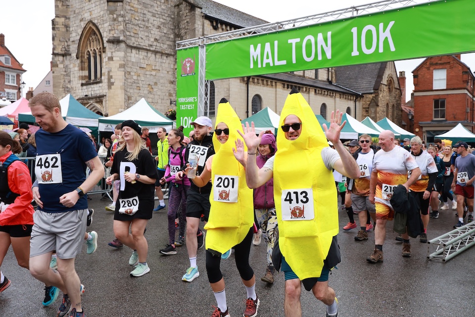 Marathon Du Malton 10k bananas