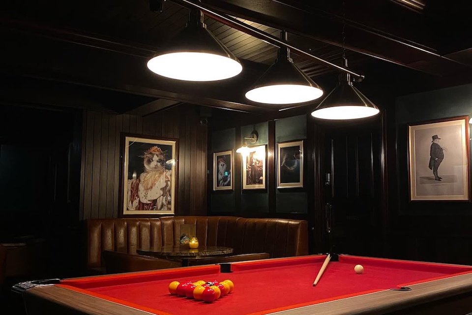 Bankers Cat pool table, Best pubs in Leeds