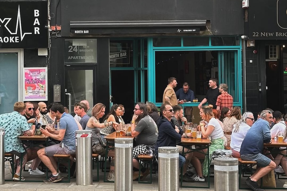 Exterior of North Bar on New Briggate