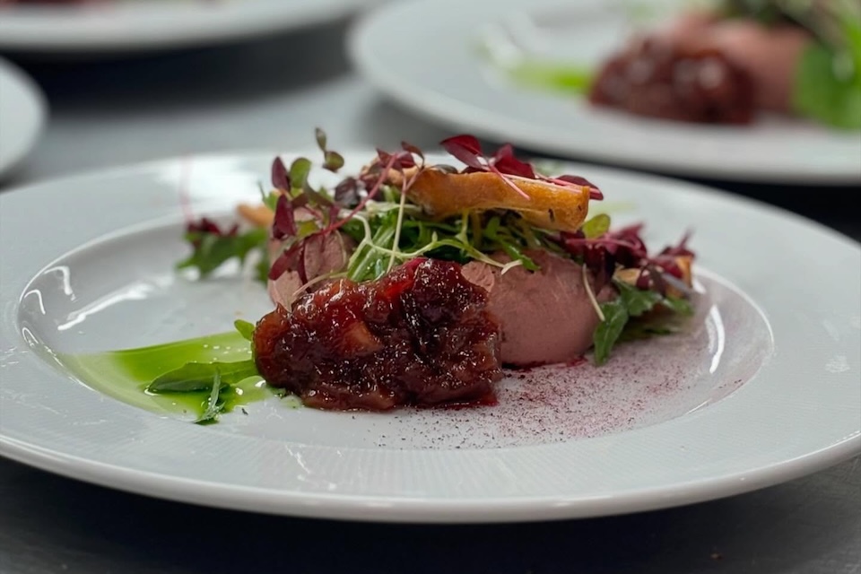 Dishes at Angel Inn Topcliffe