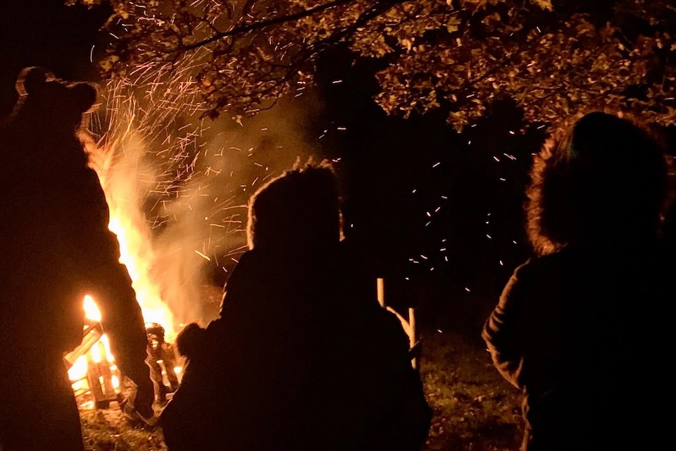 Swinton Estate silent bonfire nigh event in Yorkshire