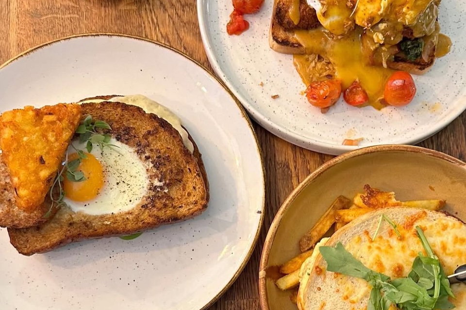 Breakfast plates, Nibble @ the Dock