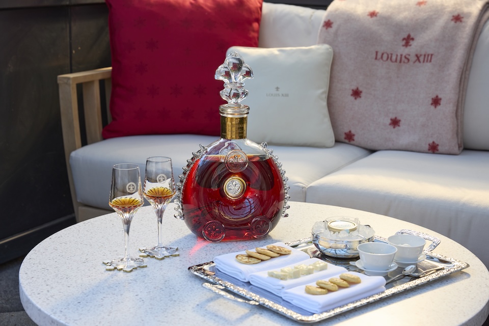 Louis XIII x Grantley Hall caviar pairing