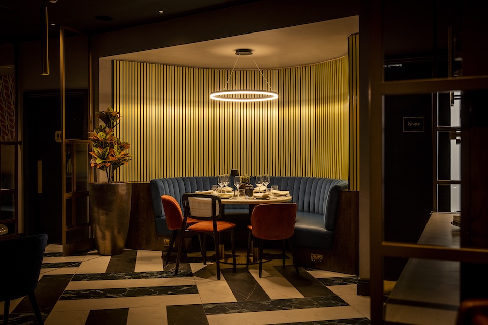 Banksia Leeds, booth table