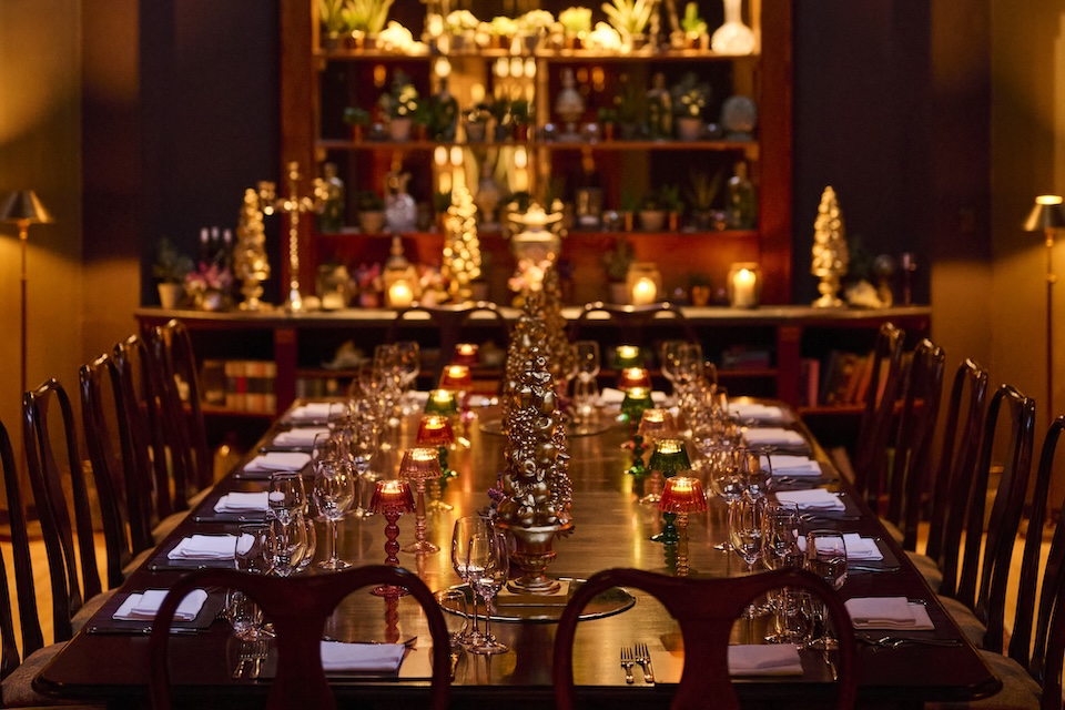 Private dining room at Samuel's Swinton