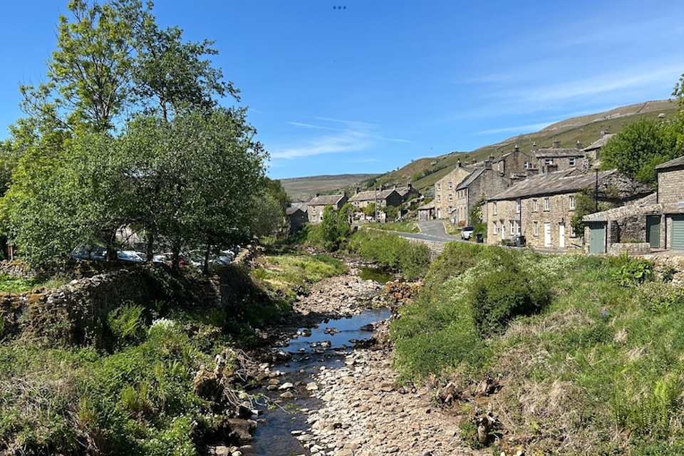 Grimwith reservoir landscape, Yorkshire Dales walks