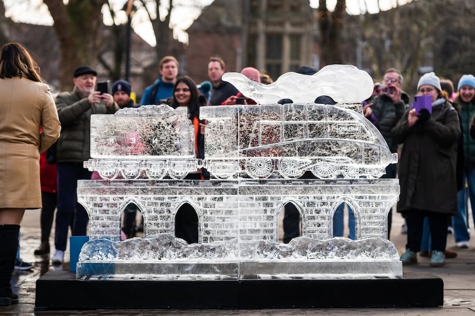 York Ice Trail ice sculpture, Things to do in Yorkshire this weekend