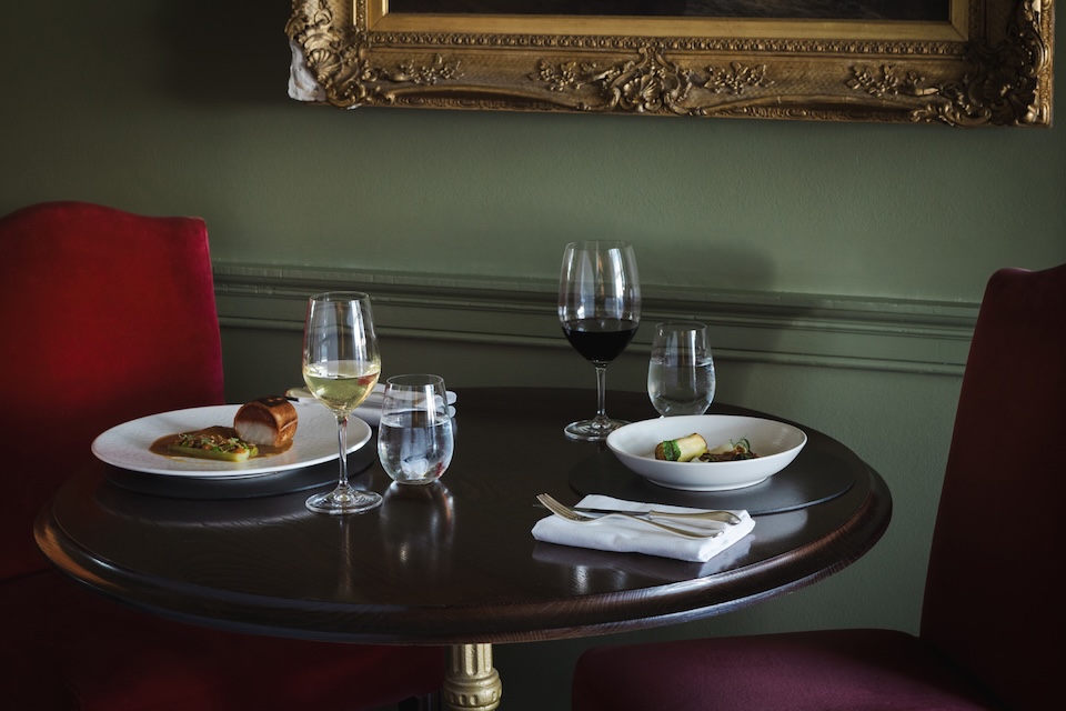 The-Garden-Room-Restaurant-The-Devonshire-Arms-Hotel-Spa-Table-of-Food