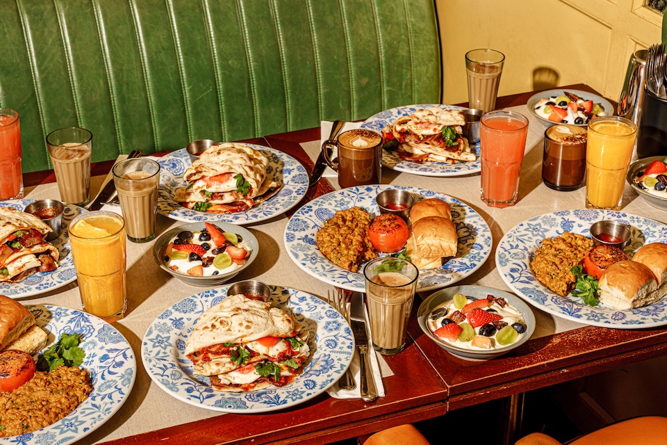 Dishoom Leeds, tablescape