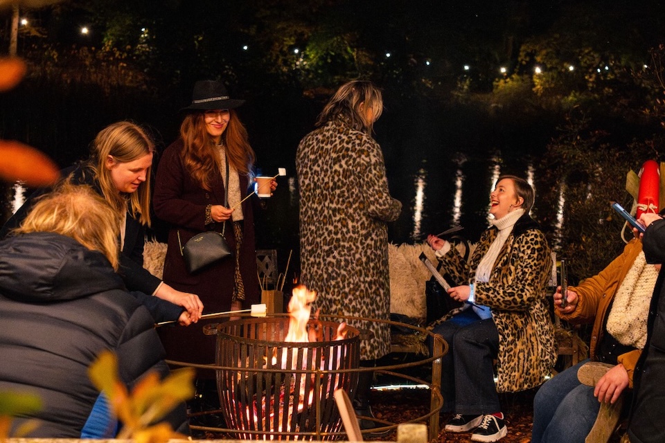 Swinton Estate Luminescence - guest enjoying experience